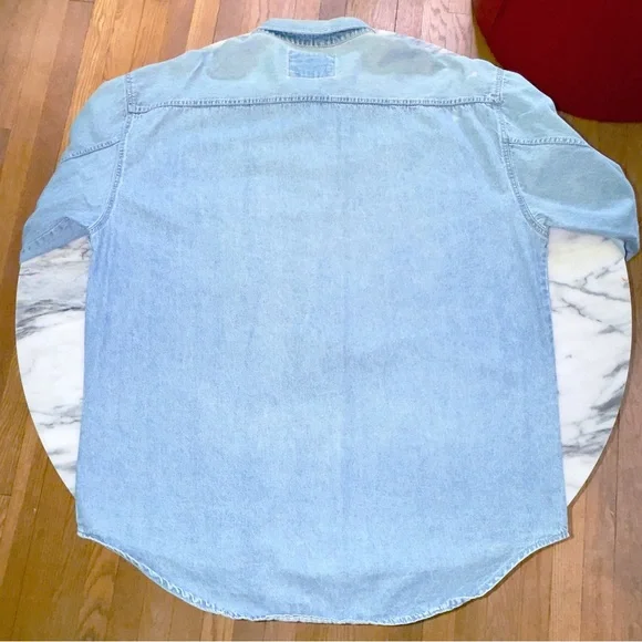 Levi’s •  Vintage Denim Red Tab Shirt • Light Blue • Large - Picture 5 of 17